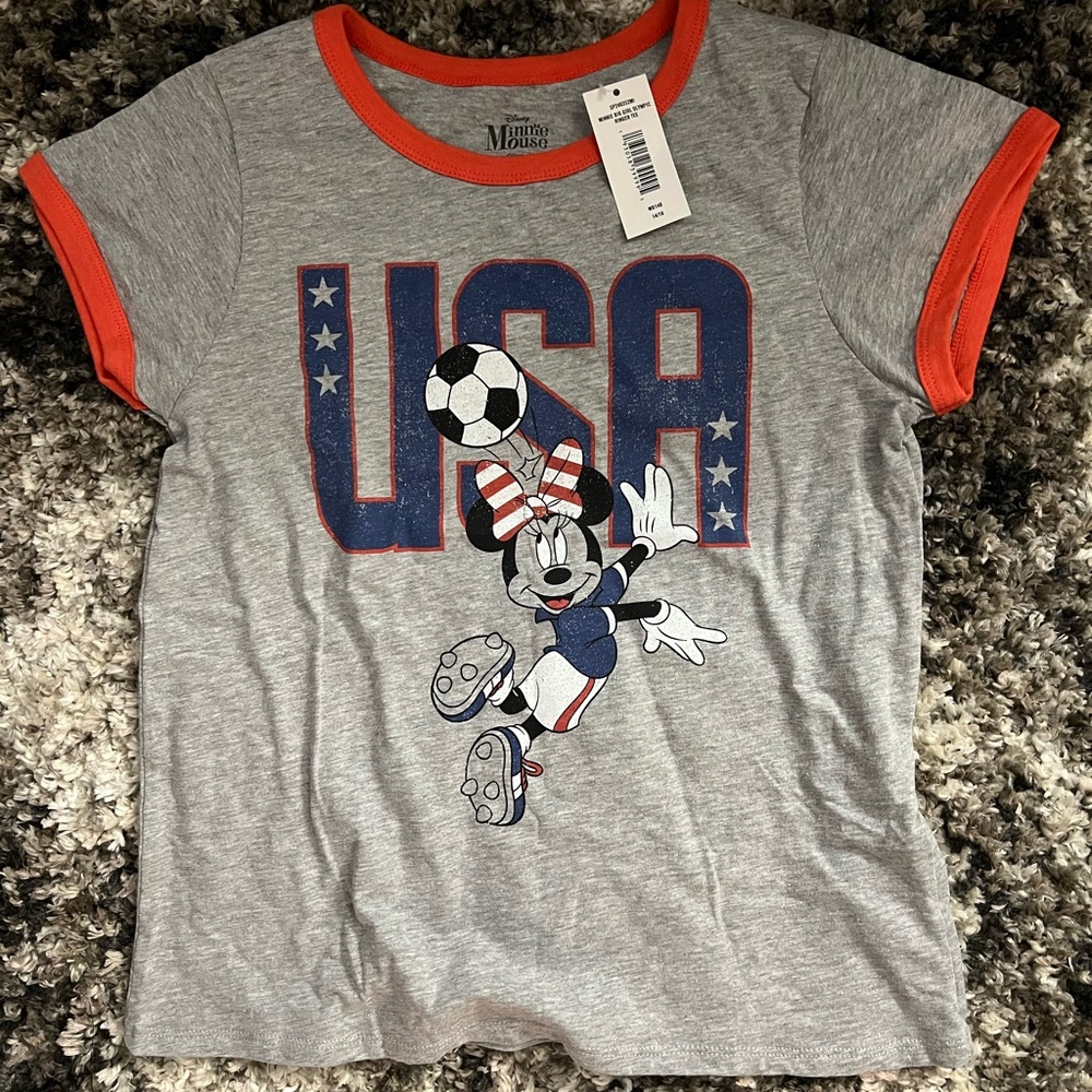 Girls Minnie Mouse shirt
